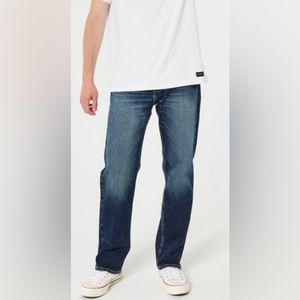 Hollister Classic Straight Epic Flex Dark Wash Jeans